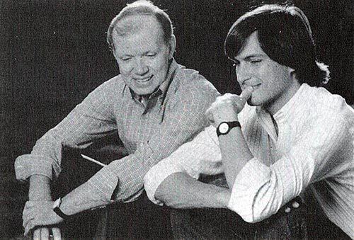 Regis McKenna with Steve Jobs